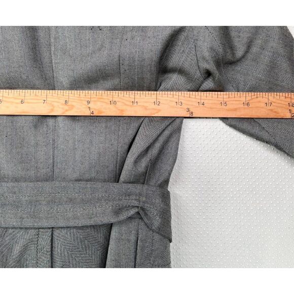 Banana Republic Women's 2-Piece Belted Blazer and Vest Set Lined Gray Size 0/2 - Picture 7 of 8